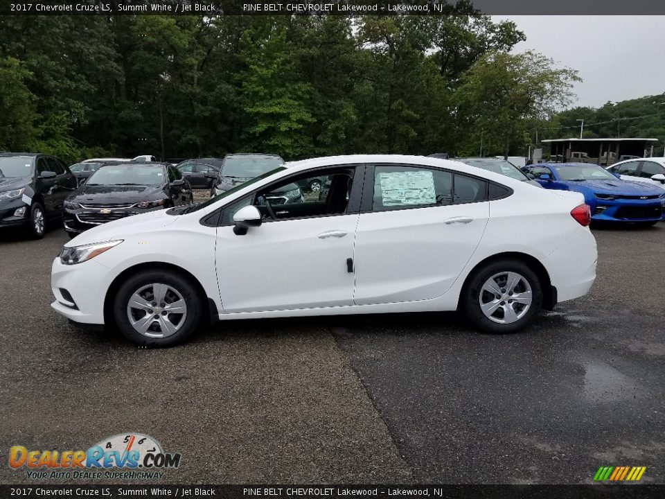 2017 Chevrolet Cruze LS Summit White / Jet Black Photo #3