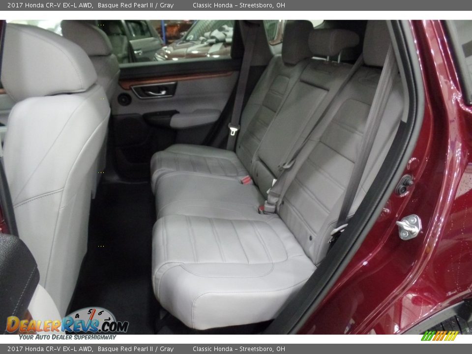 2017 Honda CR-V EX-L AWD Basque Red Pearl II / Gray Photo #9