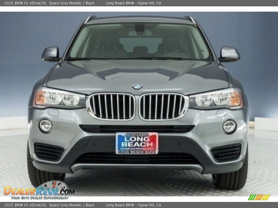 2015 BMW X3 xDrive28i Space Grey Metallic / Black Photo #2