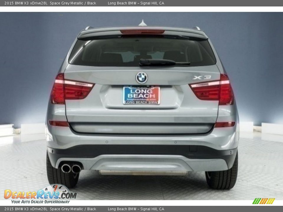 2015 BMW X3 xDrive28i Space Grey Metallic / Black Photo #3