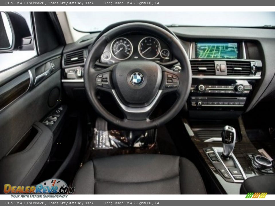2015 BMW X3 xDrive28i Space Grey Metallic / Black Photo #4