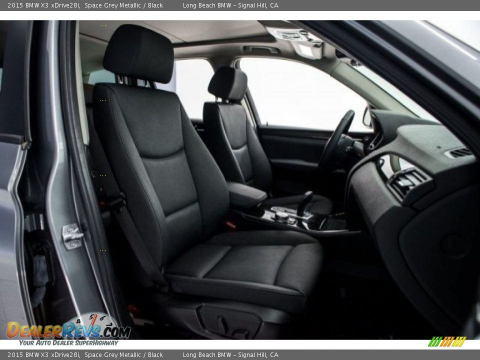 2015 BMW X3 xDrive28i Space Grey Metallic / Black Photo #6