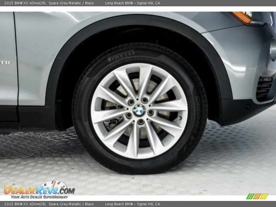 2015 BMW X3 xDrive28i Space Grey Metallic / Black Photo #8