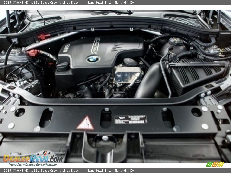 2015 BMW X3 xDrive28i Space Grey Metallic / Black Photo #9