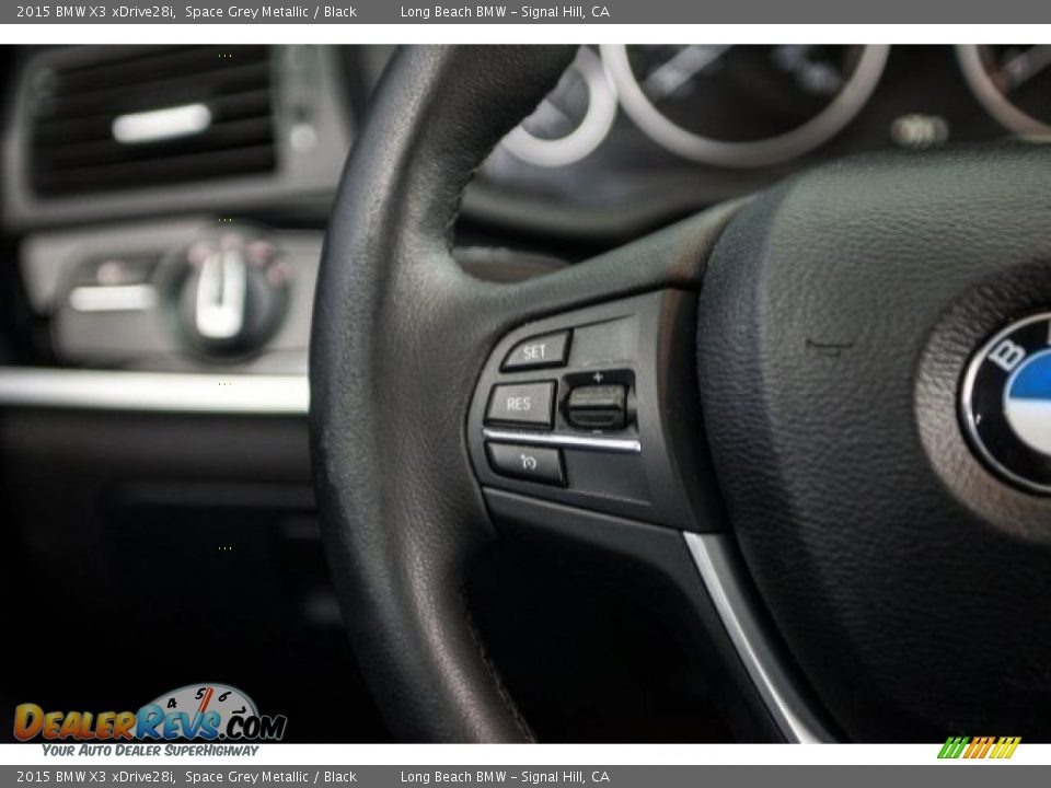 2015 BMW X3 xDrive28i Space Grey Metallic / Black Photo #13