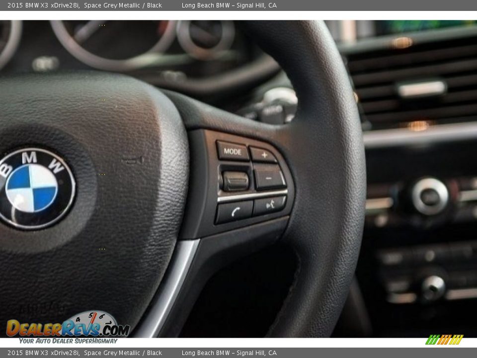 2015 BMW X3 xDrive28i Space Grey Metallic / Black Photo #14