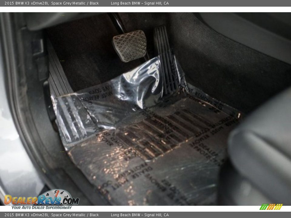 2015 BMW X3 xDrive28i Space Grey Metallic / Black Photo #17