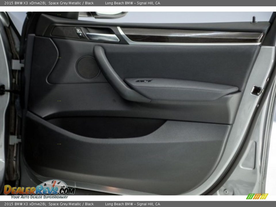 2015 BMW X3 xDrive28i Space Grey Metallic / Black Photo #23