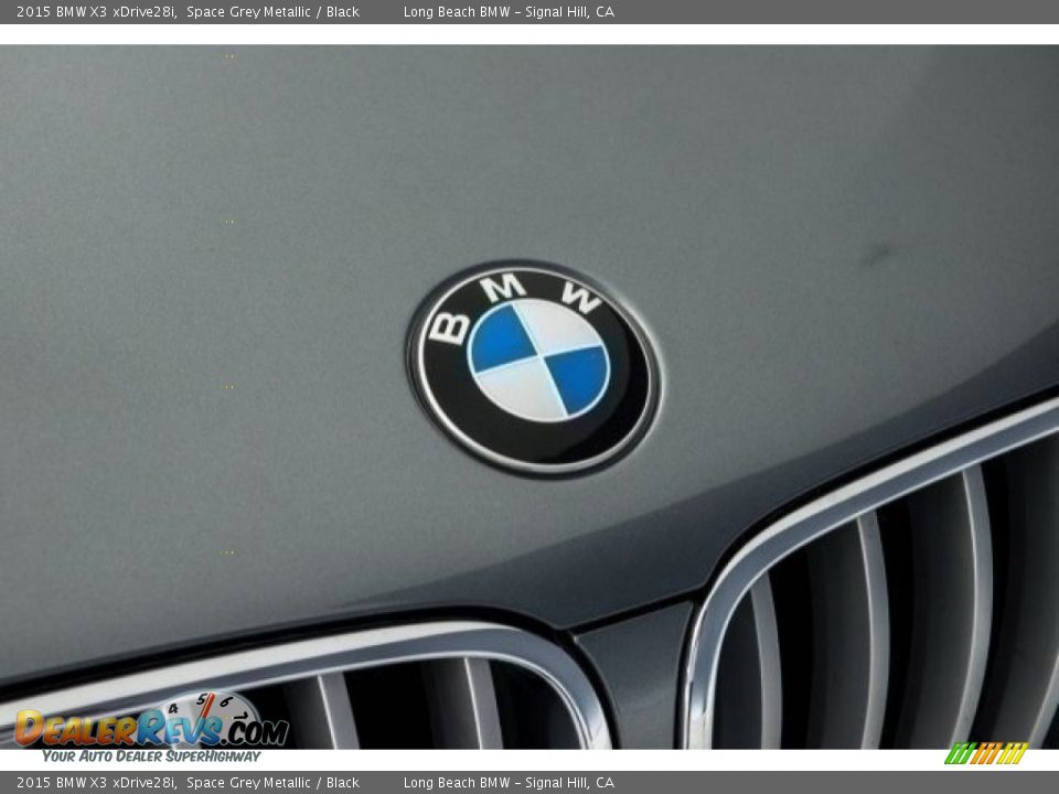 2015 BMW X3 xDrive28i Space Grey Metallic / Black Photo #26