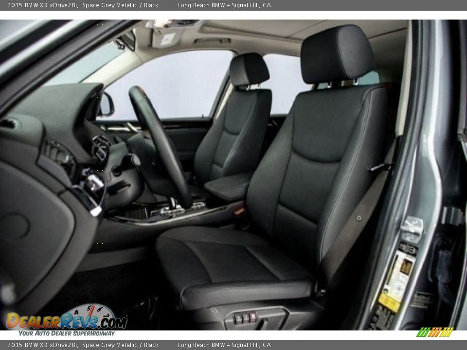 2015 BMW X3 xDrive28i Space Grey Metallic / Black Photo #28