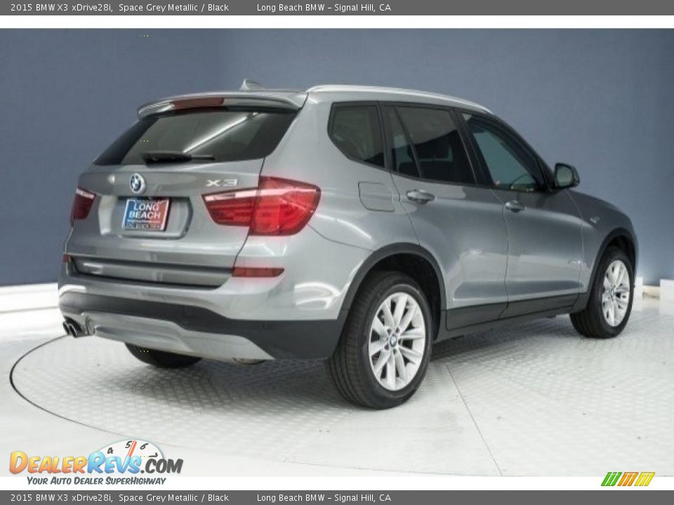 2015 BMW X3 xDrive28i Space Grey Metallic / Black Photo #30