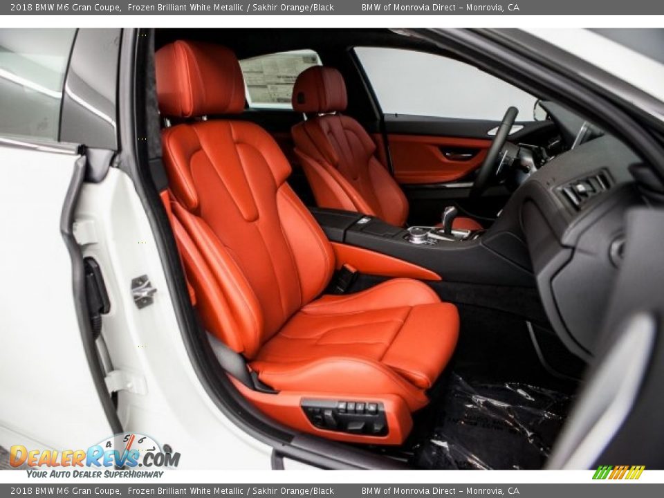 Sakhir Orange/Black Interior - 2018 BMW M6 Gran Coupe Photo #2