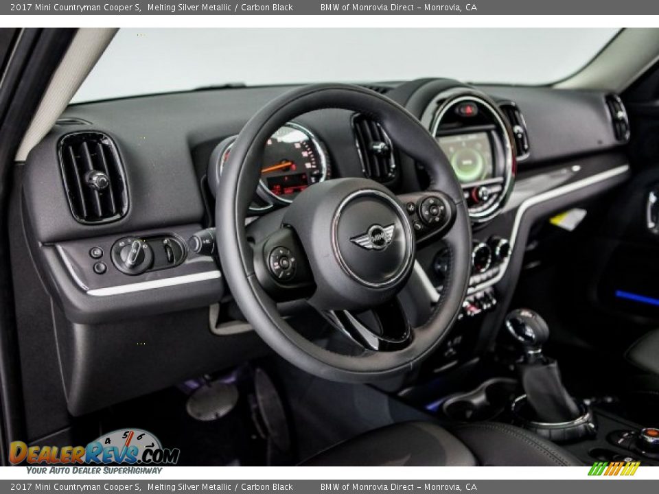 2017 Mini Countryman Cooper S Melting Silver Metallic / Carbon Black Photo #5