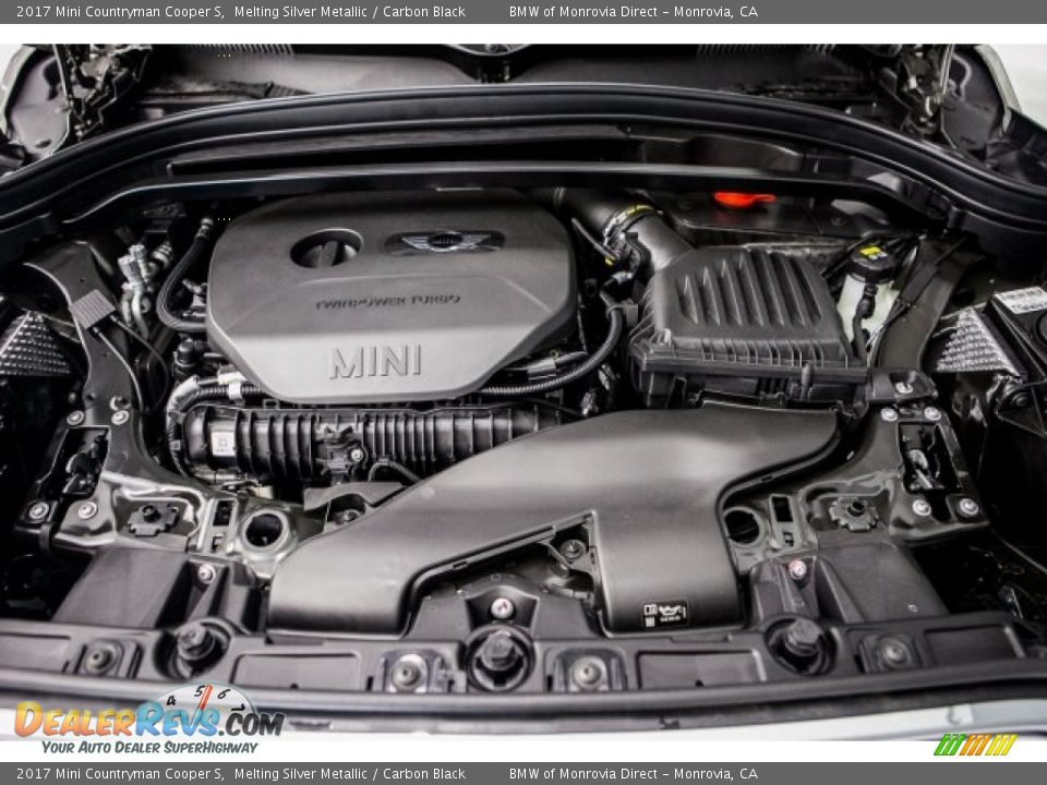 2017 Mini Countryman Cooper S Melting Silver Metallic / Carbon Black Photo #8