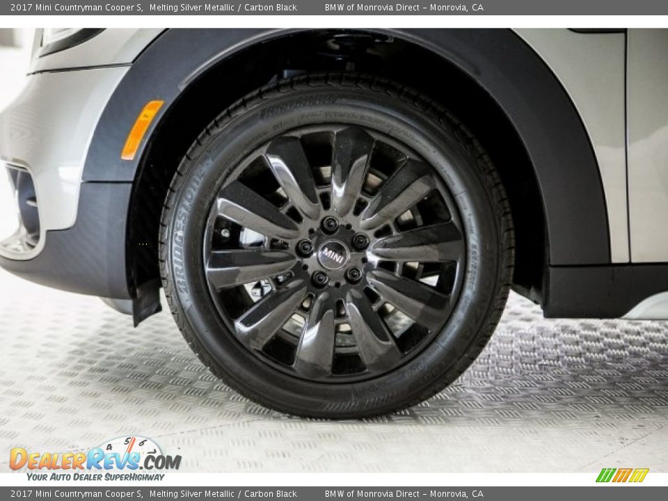 2017 Mini Countryman Cooper S Melting Silver Metallic / Carbon Black Photo #9