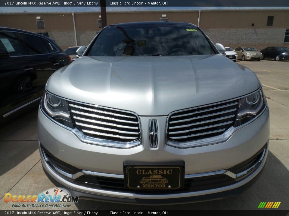 2017 Lincoln MKX Reserve AWD Ingot Silver / Ebony Photo #2