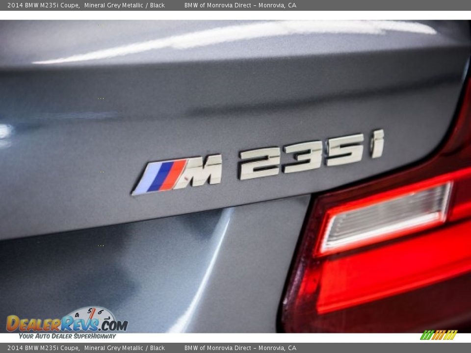 2014 BMW M235i Coupe Mineral Grey Metallic / Black Photo #7