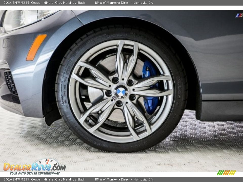 2014 BMW M235i Coupe Mineral Grey Metallic / Black Photo #8