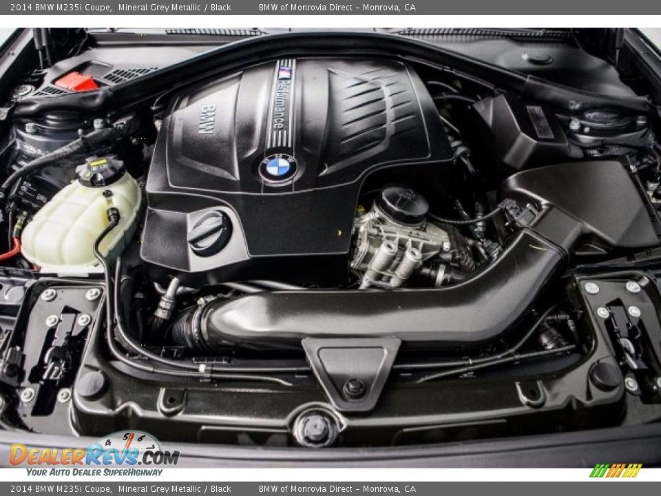2014 BMW M235i Coupe Mineral Grey Metallic / Black Photo #9