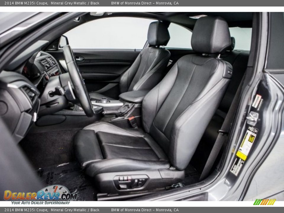2014 BMW M235i Coupe Mineral Grey Metallic / Black Photo #16