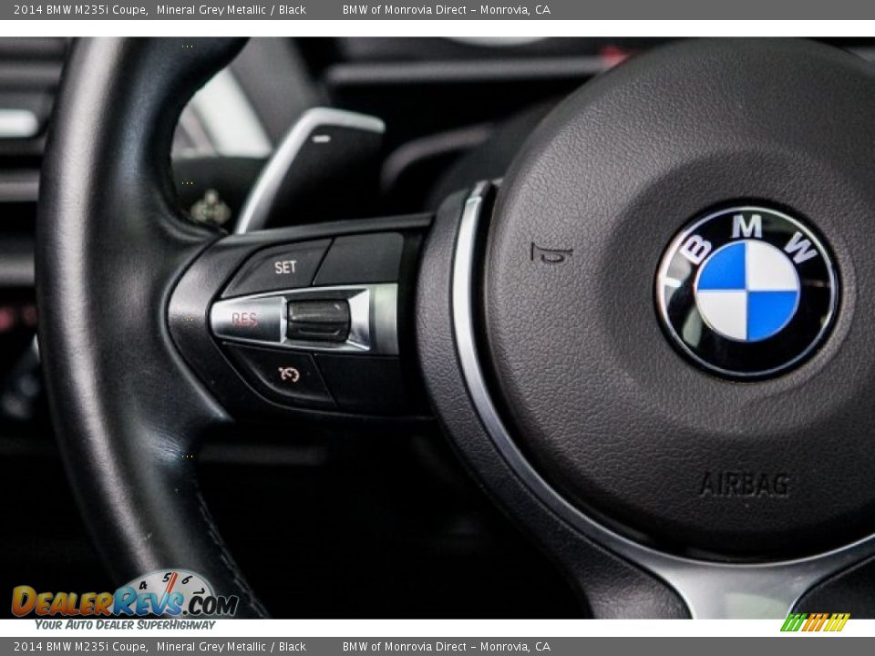 2014 BMW M235i Coupe Mineral Grey Metallic / Black Photo #17