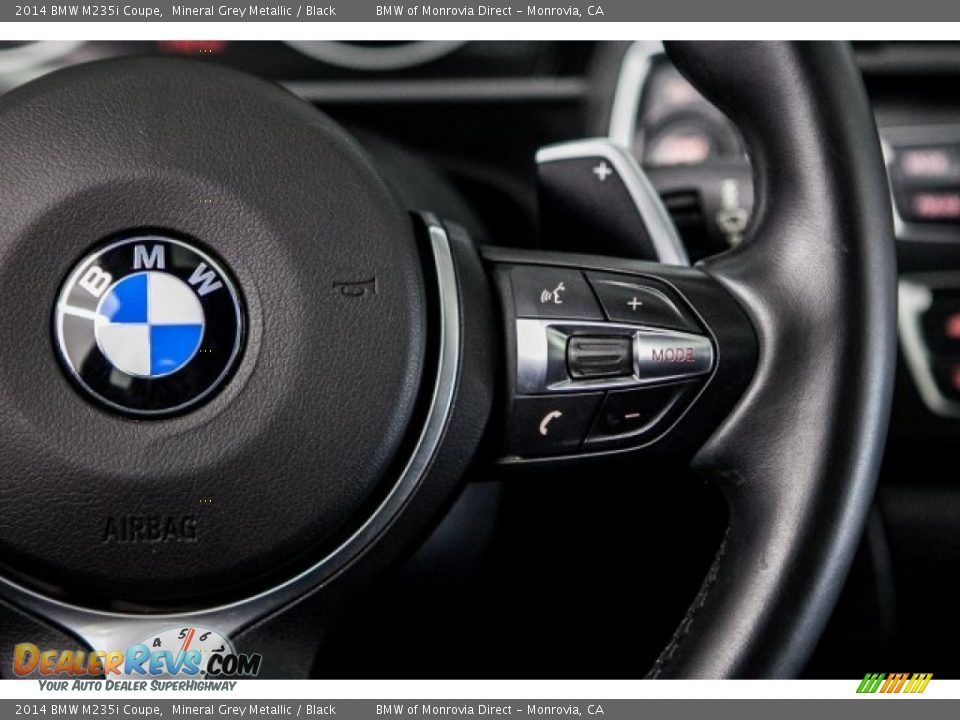 2014 BMW M235i Coupe Mineral Grey Metallic / Black Photo #18