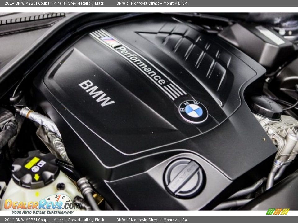 2014 BMW M235i Coupe Mineral Grey Metallic / Black Photo #28