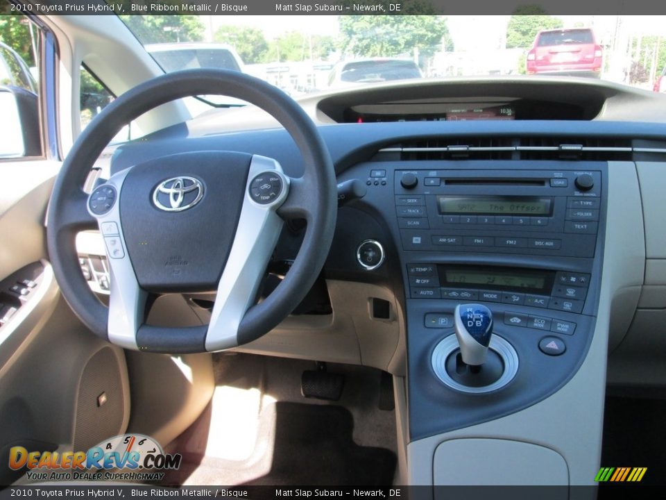2010 Toyota Prius Hybrid V Blue Ribbon Metallic / Bisque Photo #10