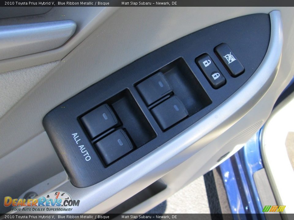 2010 Toyota Prius Hybrid V Blue Ribbon Metallic / Bisque Photo #15
