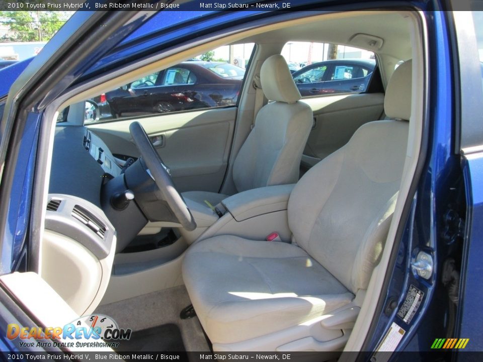 2010 Toyota Prius Hybrid V Blue Ribbon Metallic / Bisque Photo #16