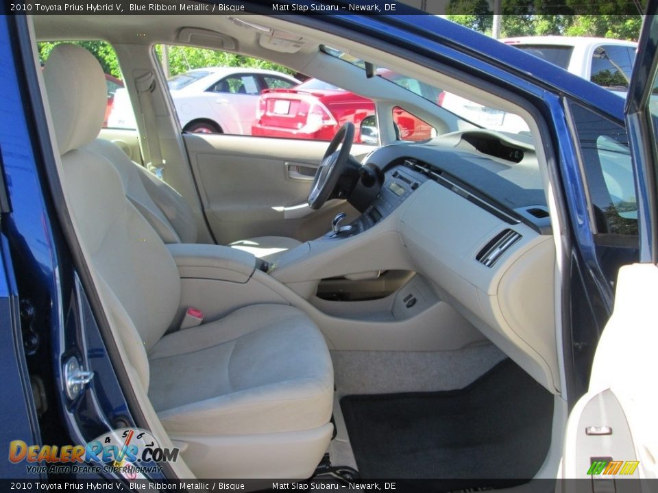 2010 Toyota Prius Hybrid V Blue Ribbon Metallic / Bisque Photo #18