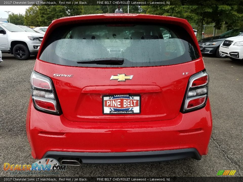 2017 Chevrolet Sonic LT Hatchback Red Hot / Jet Black Photo #5