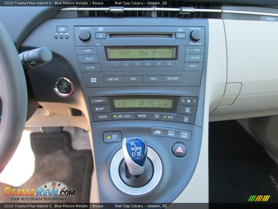 2010 Toyota Prius Hybrid V Blue Ribbon Metallic / Bisque Photo #26