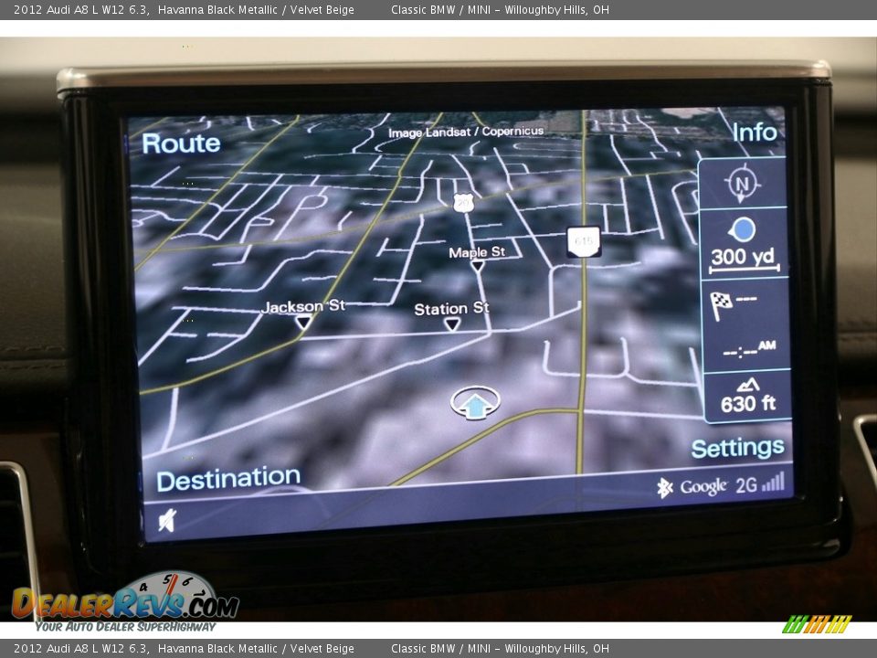 Navigation of 2012 Audi A8 L W12 6.3 Photo #14