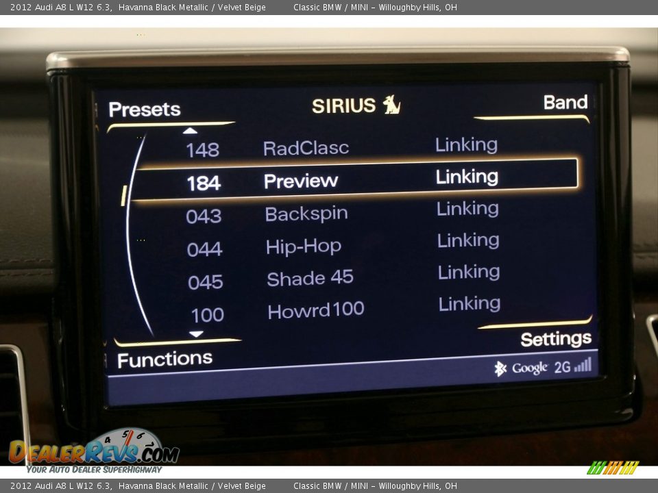 Controls of 2012 Audi A8 L W12 6.3 Photo #20