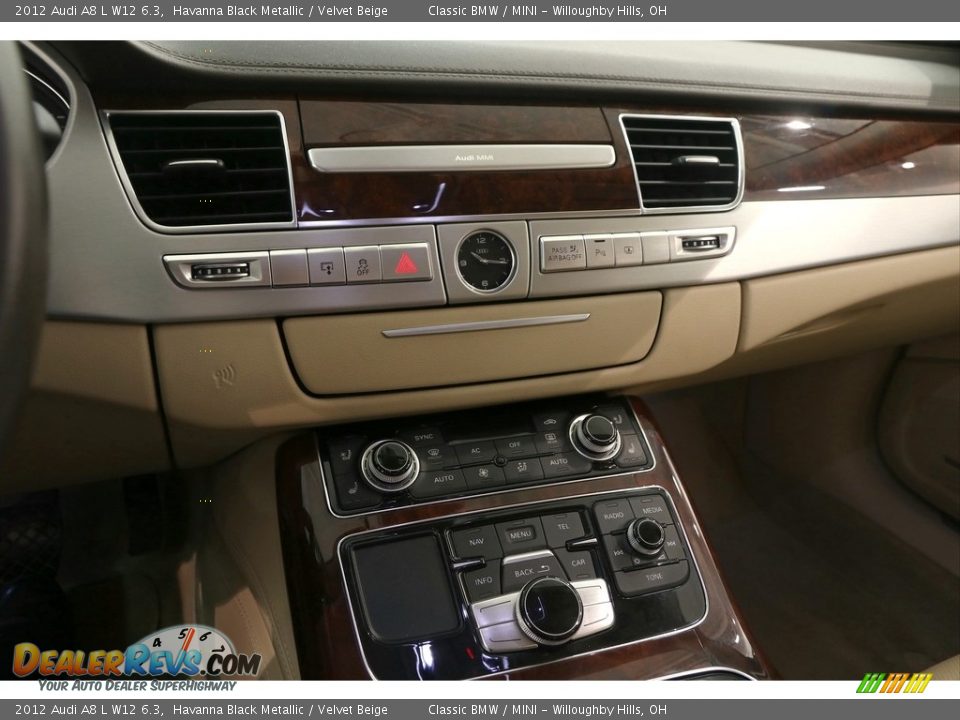 Dashboard of 2012 Audi A8 L W12 6.3 Photo #22