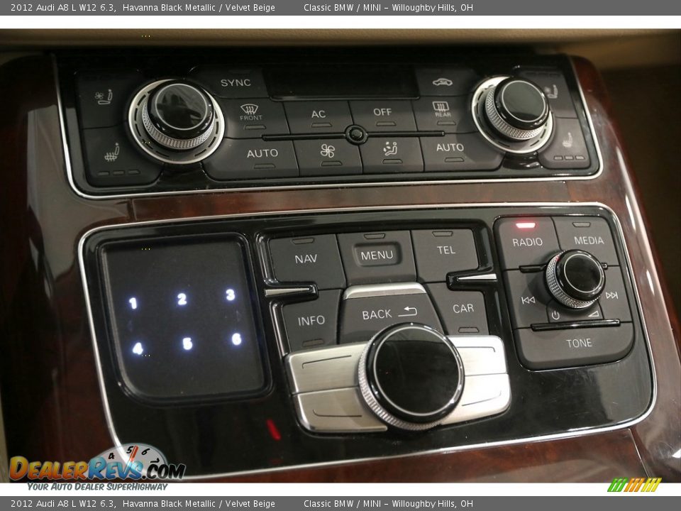 Controls of 2012 Audi A8 L W12 6.3 Photo #24