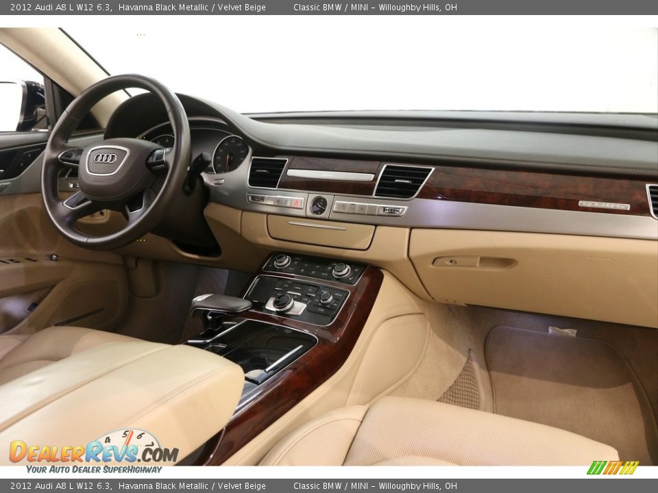 Dashboard of 2012 Audi A8 L W12 6.3 Photo #27