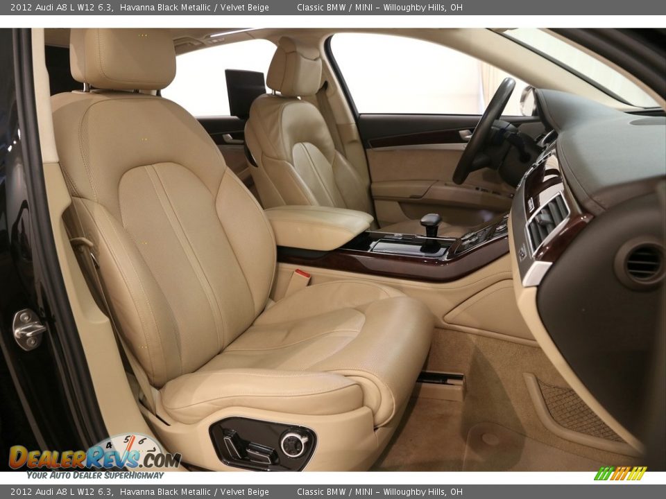 Front Seat of 2012 Audi A8 L W12 6.3 Photo #28