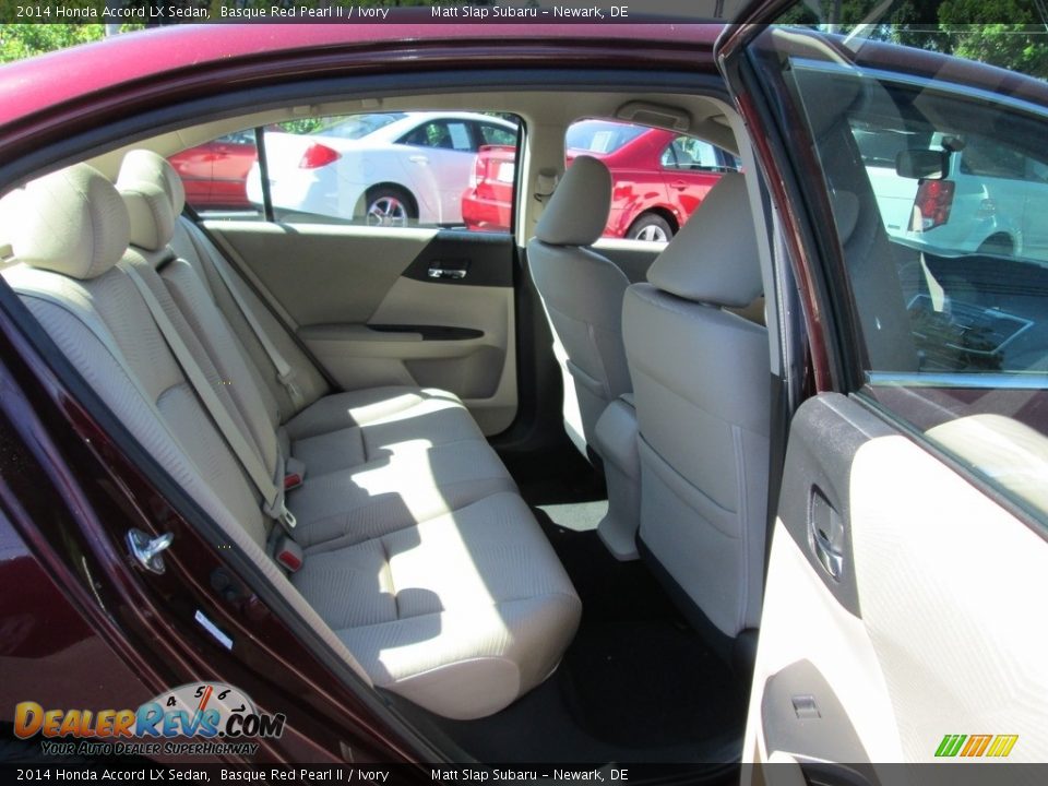 2014 Honda Accord LX Sedan Basque Red Pearl II / Ivory Photo #19