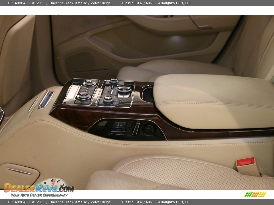 Rear Seat of 2012 Audi A8 L W12 6.3 Photo #35