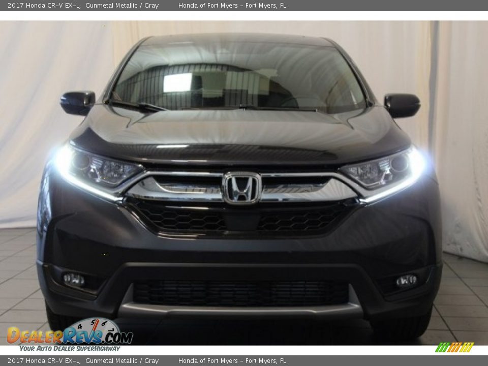 2017 Honda CR-V EX-L Gunmetal Metallic / Gray Photo #3