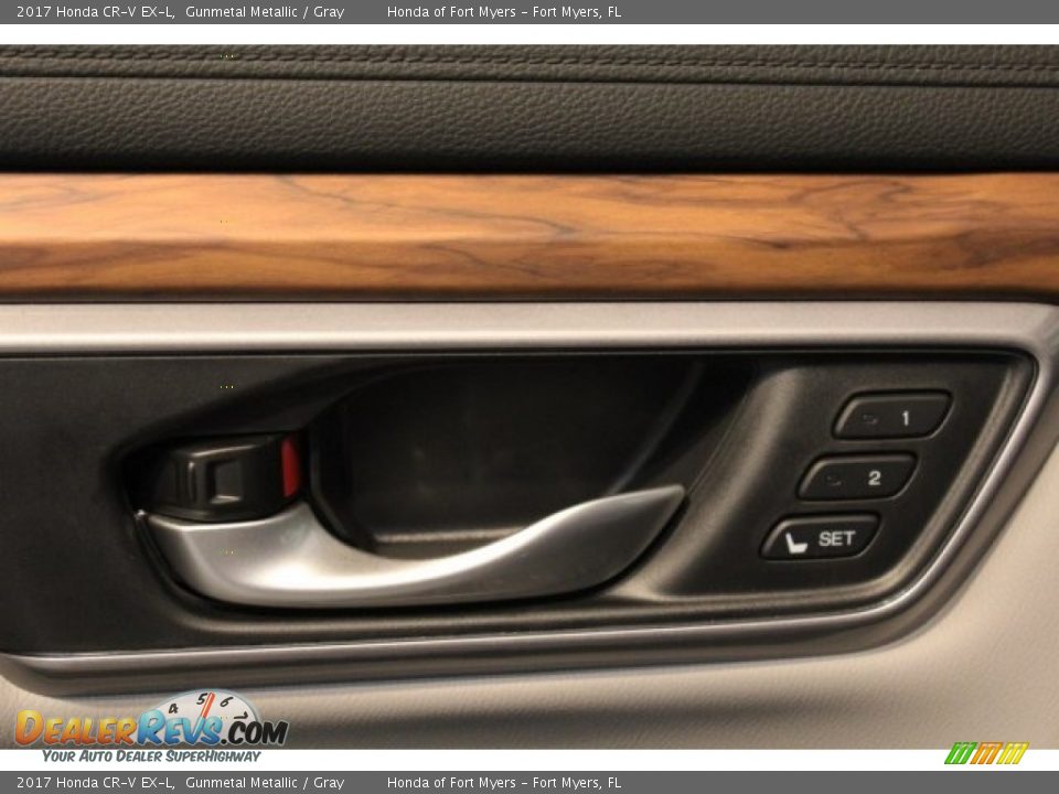 2017 Honda CR-V EX-L Gunmetal Metallic / Gray Photo #10