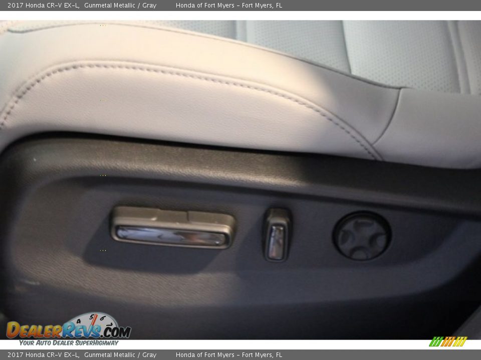 2017 Honda CR-V EX-L Gunmetal Metallic / Gray Photo #12