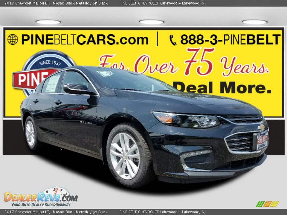2017 Chevrolet Malibu LT Mosaic Black Metallic / Jet Black Photo #1