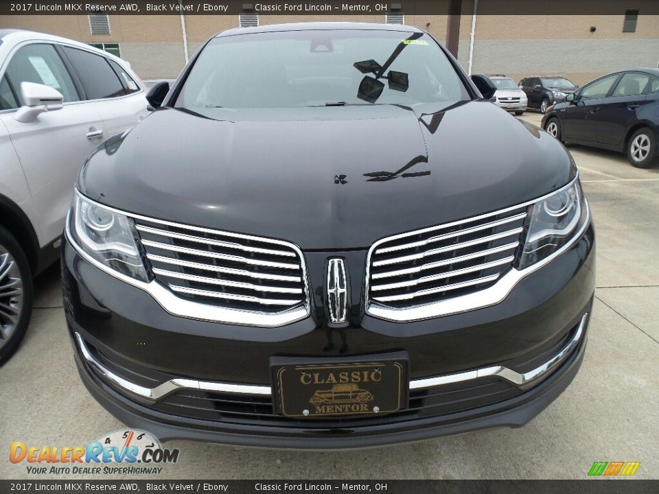 2017 Lincoln MKX Reserve AWD Black Velvet / Ebony Photo #2