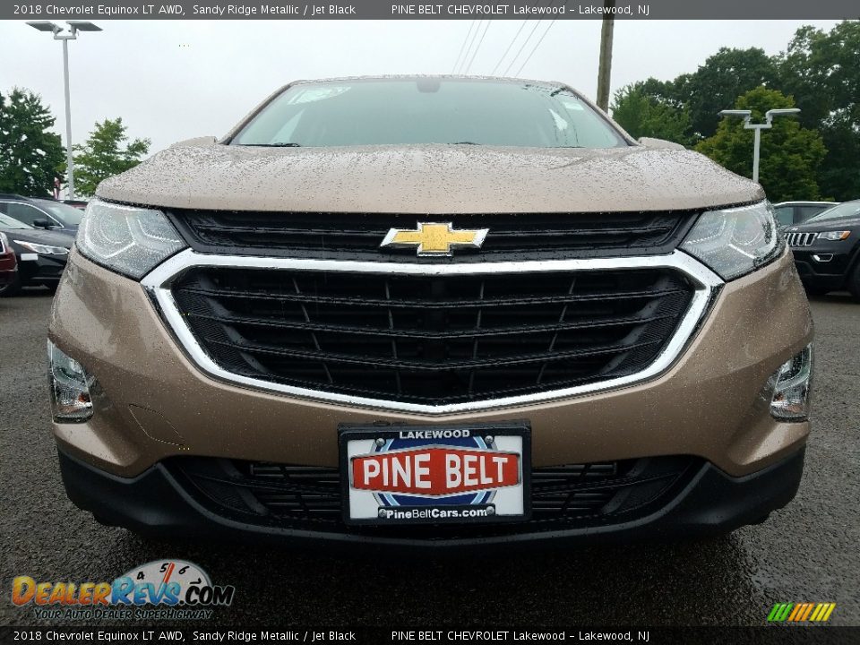 2018 Chevrolet Equinox LT AWD Sandy Ridge Metallic / Jet Black Photo #2