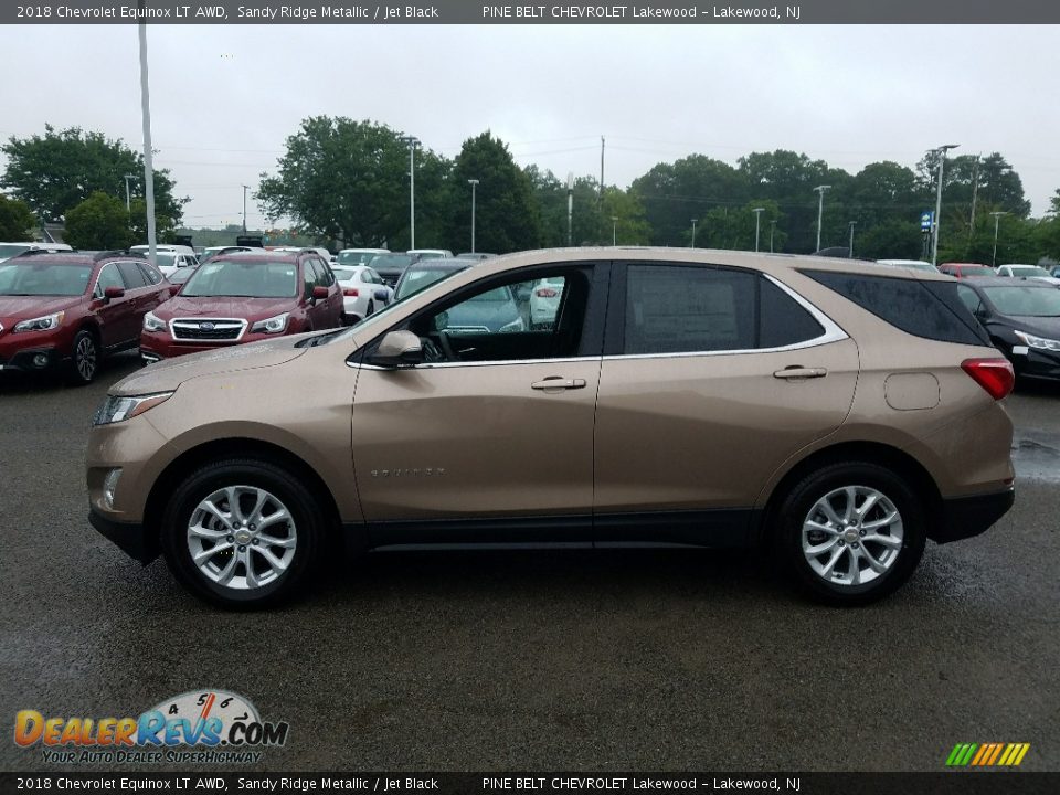 2018 Chevrolet Equinox LT AWD Sandy Ridge Metallic / Jet Black Photo #3