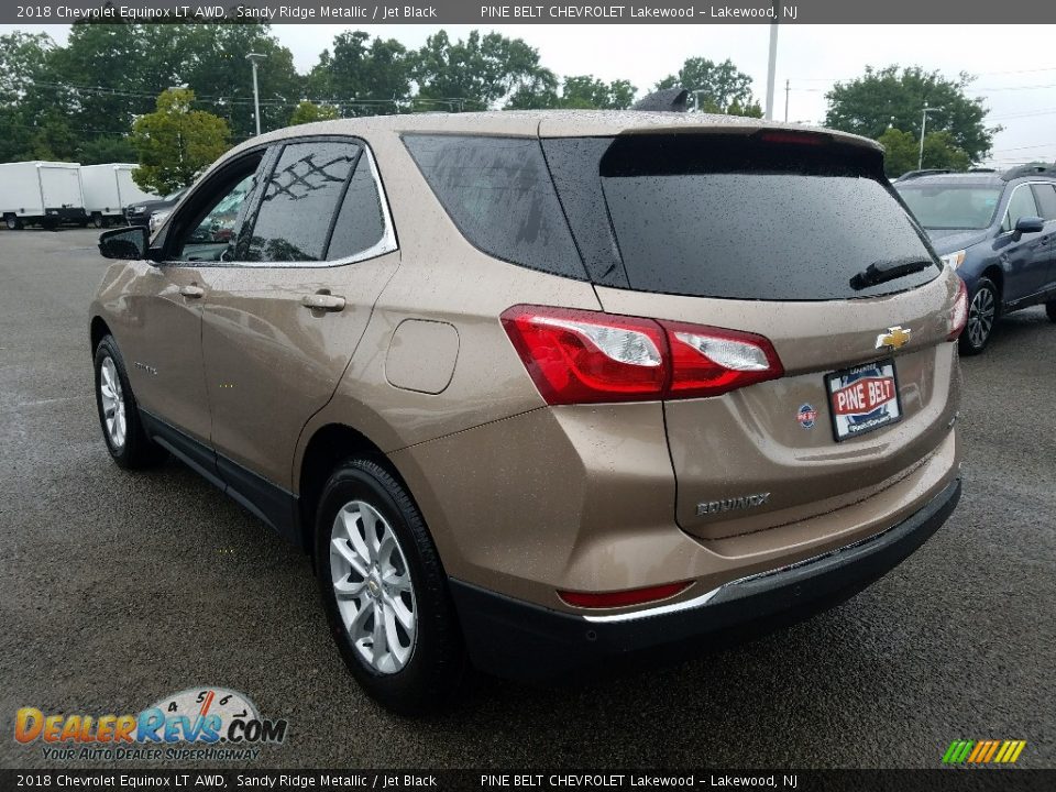 2018 Chevrolet Equinox LT AWD Sandy Ridge Metallic / Jet Black Photo #4