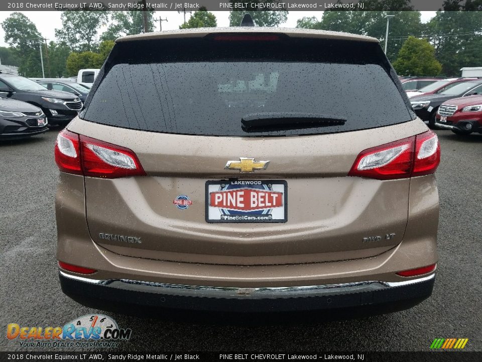2018 Chevrolet Equinox LT AWD Sandy Ridge Metallic / Jet Black Photo #5